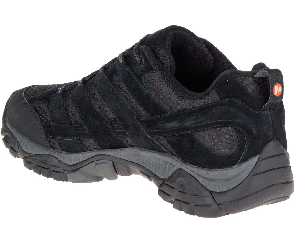 Merrell Hiking Shoes Black - Moab 2 Ventilator - Mens 04CIYUNDX